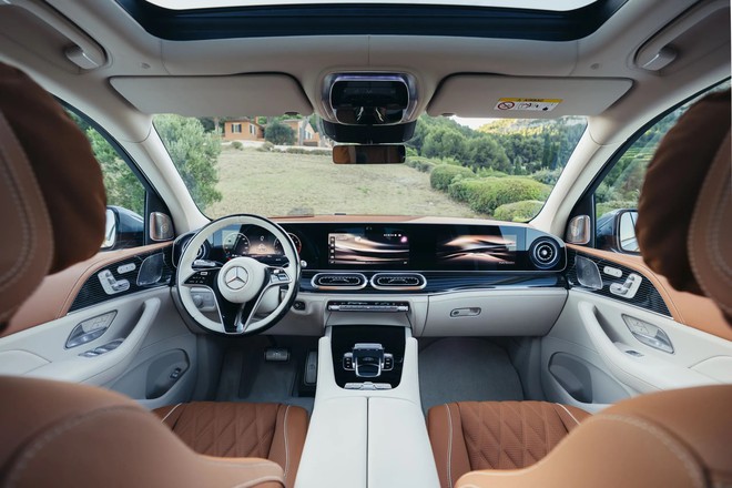 Mercedes-Maybach GLS 2027 ra mắt: Lần đầu d&ugrave;ng V8 hybrid, mạnh 603 m&atilde; lực, chế độ 'nh&uacute;n' tho&aacute;t lầy - Ảnh 6.