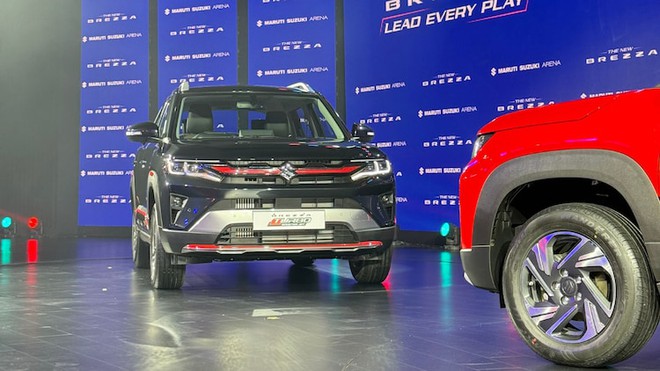 Suzuki Brezza 2026 ra mắt: Gi&aacute; quy đổi từ hơn 200 triệu đồng, th&ecirc;m hơn 13 t&iacute;nh năng, m&aacute;y tăng &aacute;p, anh em c&ugrave;ng cỡ Fronx nhưng &iacute;t ADAS hơn - Ảnh 5.