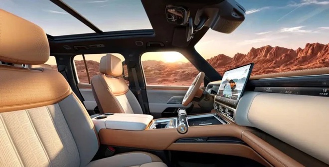 Geely Galaxy Cruiser 700 - SUV d&aacute;ng như Defender, m&aacute;y hybrid mạnh hơn 1.100hp, hết xăng vẫn chạy được 350km - Ảnh 3.