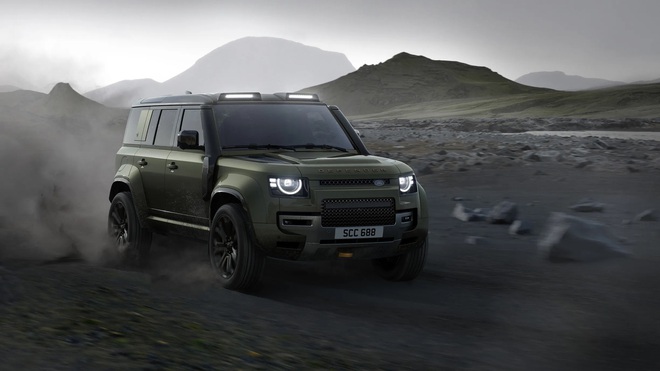 Defender 2027 ra mắt: Chia tay động cơ V8 huyền thoại, c&oacute; phi&ecirc;n bản giảm gần 100 m&atilde; lực nhưng đ&aacute;nh đổi tiếng p&ocirc; 'lực' hơn - Ảnh 1.