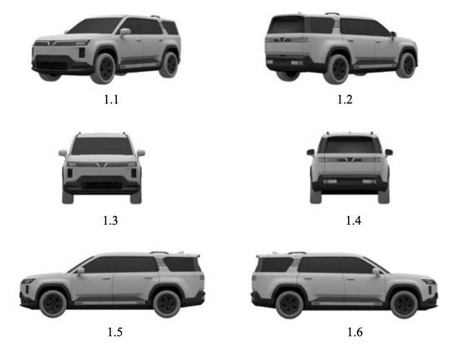 SUV cỡ lớn mới lộ diện trong nh&agrave; m&aacute;y VinFast: D&aacute;ng bề thế, gầm cao hơn VF 9, đồn đo&aacute;n l&agrave; EREV như VF Wild - Ảnh 2.
