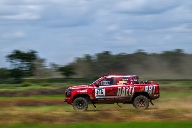 Mitsubishi Ralliart bảo vệ ng&ocirc;i vương AXCR, Triton v&ocirc; địch 2 năm li&ecirc;n tiếp - Ảnh 8.