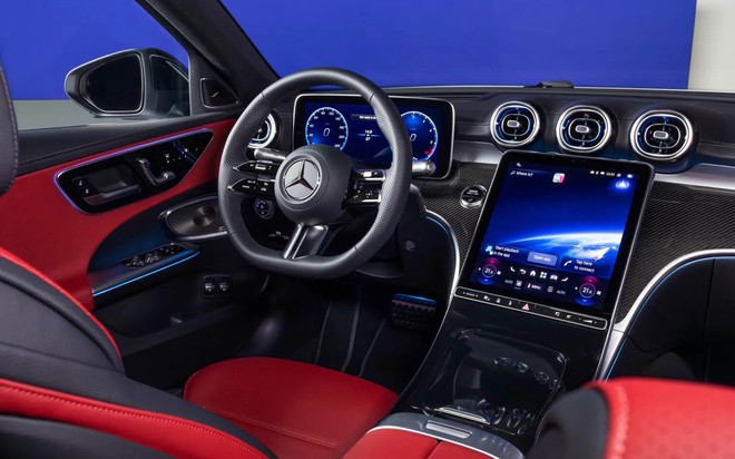 Mercedes-Benz C-Class nâng cấp lớn với mặt ca lăng phát sáng khủng, đèn xịn hơn, tích hợp ChatGPT, có tính năng lấy từ S-Class, 'phả hơi nóng' lên 3 Series - Ảnh 7.
