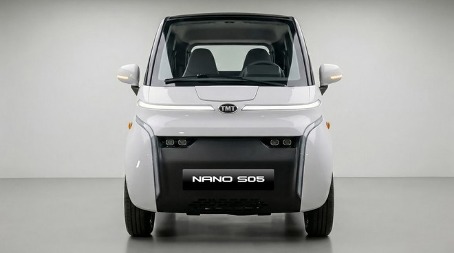Nano S05 - &Ocirc; t&ocirc; điện gi&aacute; dự kiến hơn 120 triệu đồng lộ diện thực tế tại Việt Nam, dễ th&agrave;nh h&agrave;ng 'hot' với chiều d&agrave;i hơn Honda SH chỉ 20cm, pin th&aacute;o rời - Ảnh 5.