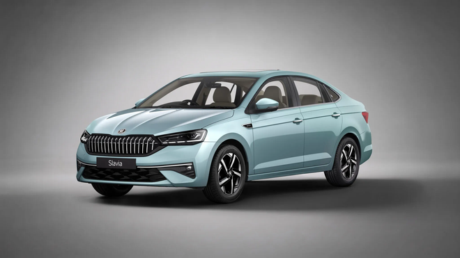 Skoda Slavia 2026 ra mắt: N&acirc;ng cấp từ ngoại thất đến nội thất, t&iacute;ch hợp th&ecirc;m AI, dễ về Việt Nam đấu Vios, City - Ảnh 2.