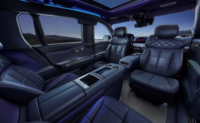 SUV điện Genesis GV90 ra mắt: Xe &ocirc; t&ocirc; c&oacute; thể ẩn cột B đầu ti&ecirc;n tr&ecirc;n thế giới, nội thất si&ecirc;u sang đấu Maybach - Ảnh 9.