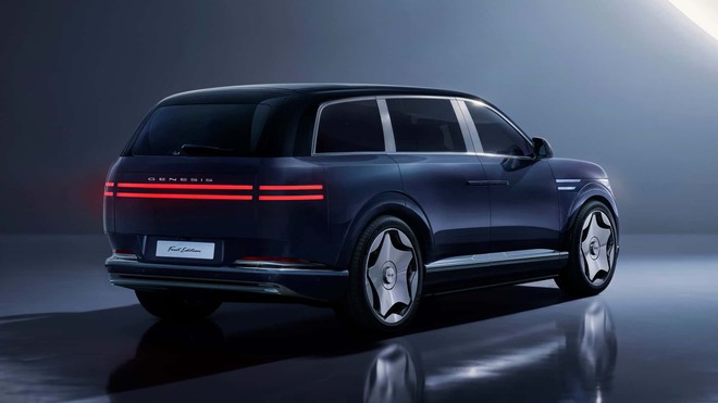 SUV điện Genesis GV90 ra mắt: Xe &ocirc; t&ocirc; c&oacute; thể ẩn cột B đầu ti&ecirc;n tr&ecirc;n thế giới, nội thất si&ecirc;u sang đấu Maybach - Ảnh 6.