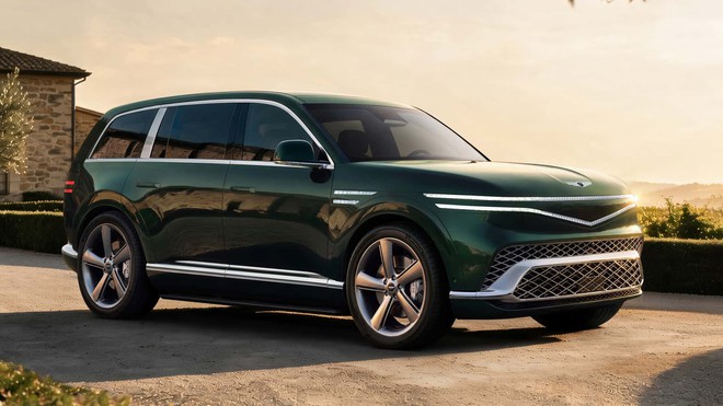 SUV điện Genesis GV90 ra mắt: Xe &ocirc; t&ocirc; c&oacute; thể ẩn cột B đầu ti&ecirc;n tr&ecirc;n thế giới, nội thất si&ecirc;u sang đấu Maybach - Ảnh 1.