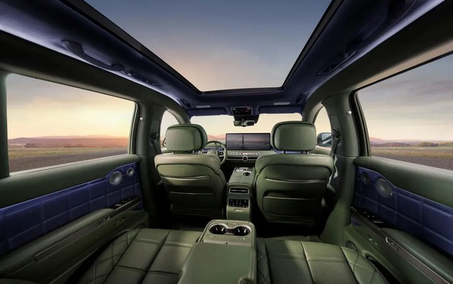 SUV điện Genesis GV90 ra mắt: Xe &ocirc; t&ocirc; c&oacute; thể ẩn cột B đầu ti&ecirc;n tr&ecirc;n thế giới, nội thất si&ecirc;u sang đấu Maybach - Ảnh 8.