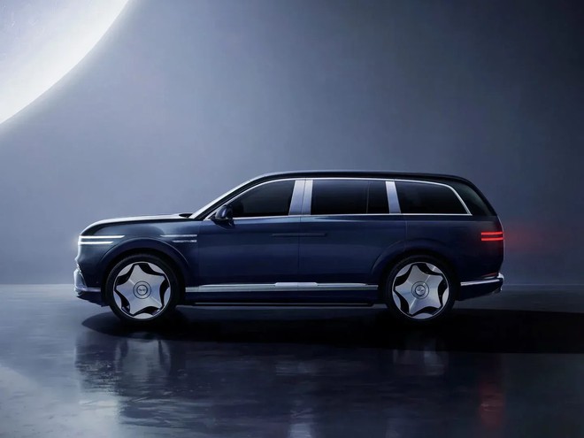 SUV điện Genesis GV90 ra mắt: Xe &ocirc; t&ocirc; c&oacute; thể ẩn cột B đầu ti&ecirc;n tr&ecirc;n thế giới, nội thất si&ecirc;u sang đấu Maybach - Ảnh 5.