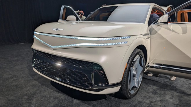 Chi tiết Genesis GV90 mới ra mắt: SUV điện cỡ lớn c&oacute; cửa mở kiểu Rolls-Royce, c&ocirc;ng suất 657 m&atilde; lực, gi&aacute; b&aacute;n vẫn l&agrave; ẩn số - Ảnh 18.