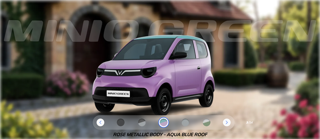 VinFast Minio Green có nhận diện mới: Đổi logo, phối màu sành điệu, thêm một trang bị mà nhà có trẻ em cần - Ảnh 2.
