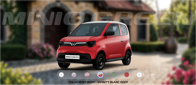 VinFast Minio Green có nhận diện mới: Đổi logo, phối màu sành điệu, thêm một trang bị mà nhà có trẻ em cần - Ảnh 4.