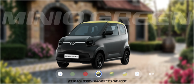 VinFast Minio Green có nhận diện mới: Đổi logo, phối màu sành điệu, thêm một trang bị mà nhà có trẻ em cần - Ảnh 6.
