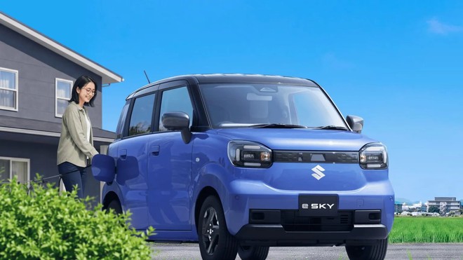 Suzuki c&oacute; xe điện mini nhỏ gần như VF 3 nhưng 5 cửa: 2 m&agrave;n h&igrave;nh lớn, phanh điện tử, chạy 310km/sạc, sạc nhanh 80% trong 25 ph&uacute;t - Ảnh 3.