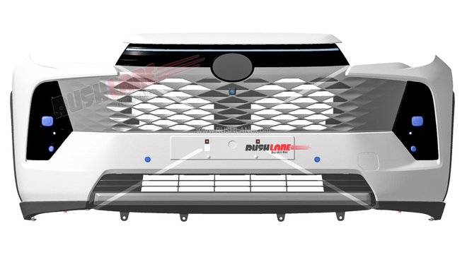 Toyota Innova Cross 2027 lộ trang bị ngoại thất: Mặt ca-lăng độc lạ, 4 cảm biến trước, dễ dùng đèn chiếu sáng Bi-LED - Ảnh 3.