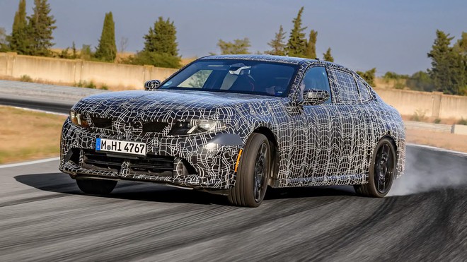 BMW 3 Series đời mới lộ diện không che trên đường: Cản sau hầm hố, kích thước lớn hơn hiện tại, động cơ hybrid tiêu chuẩn cạnh tranh C-Class - Ảnh 5.