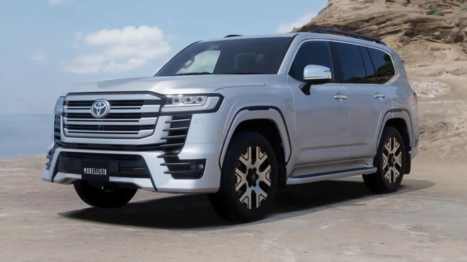 Toyota Land Cruiser 2026 ra mắt với g&oacute;i ngoại thất hầm hố, treo th&iacute;ch ứng, bỏ m&aacute;y xăng, d&ugrave;ng loại hybrid giống bản vừa b&aacute;n ở Việt Nam - Ảnh 8.