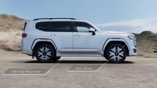 Toyota Land Cruiser 2026 ra mắt với g&oacute;i ngoại thất hầm hố, treo th&iacute;ch ứng, bỏ m&aacute;y xăng, d&ugrave;ng loại hybrid giống bản vừa b&aacute;n ở Việt Nam - Ảnh 9.