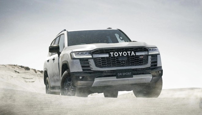 Toyota Land Cruiser 2026 ra mắt với g&oacute;i ngoại thất hầm hố, treo th&iacute;ch ứng, bỏ m&aacute;y xăng, d&ugrave;ng loại hybrid giống bản vừa b&aacute;n ở Việt Nam - Ảnh 6.