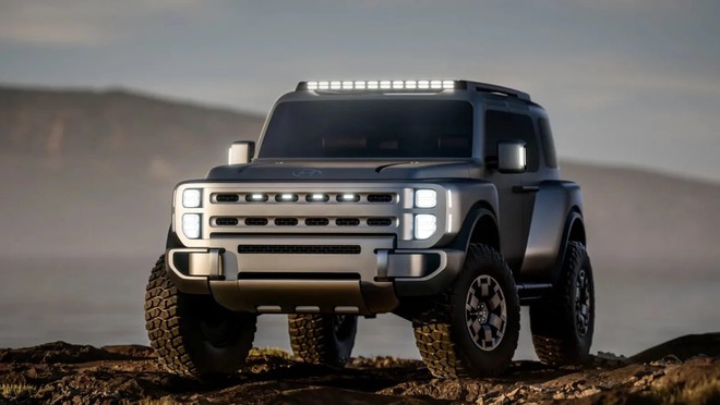 SUV Hyundai l&agrave; đối thủ mới của Land Cruiser lộ bản thương mại: D&aacute;ng &lsquo;chiến&rsquo; hơn cả Defender, cửa mở ngược kiểu Rolls-Royce - Ảnh 3.