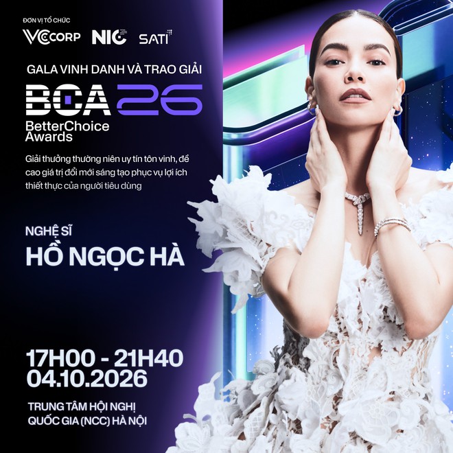 H&eacute; lộ 4 nghệ sĩ g&oacute;p mặt ở Gala CCA 2026: Hồ Ngọc H&agrave; trở lại, c&aacute;c gương mặt kh&aacute;c cũng đang rất &lsquo;hot&rsquo; hiện nay - Ảnh 2.
