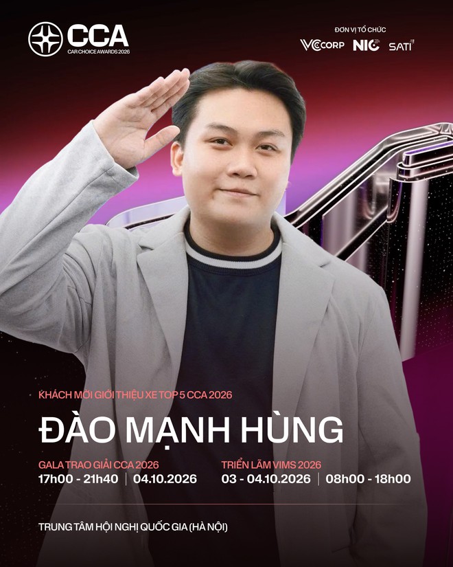 D&agrave;n kh&aacute;ch mời giới thiệu gần 60 xe tại VIMS 2026 lộ diện: Đều l&agrave; reviewer, host, MC c&oacute; tiếng trong ng&agrave;nh - Ảnh 6.