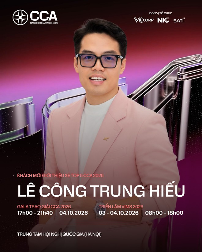 D&agrave;n kh&aacute;ch mời giới thiệu gần 60 xe tại VIMS 2026 lộ diện: Đều l&agrave; reviewer, host, MC c&oacute; tiếng trong ng&agrave;nh - Ảnh 9.