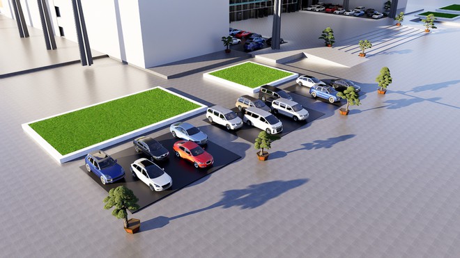 H&eacute; lộ phối cảnh khu trưng b&agrave;y xe tại VIMS 2026: Khoảng 60 chiếc Top 5 CCA đ&oacute;n kh&aacute;ch trước sảnh Trung t&acirc;m Hội nghị Quốc gia - Ảnh 8.