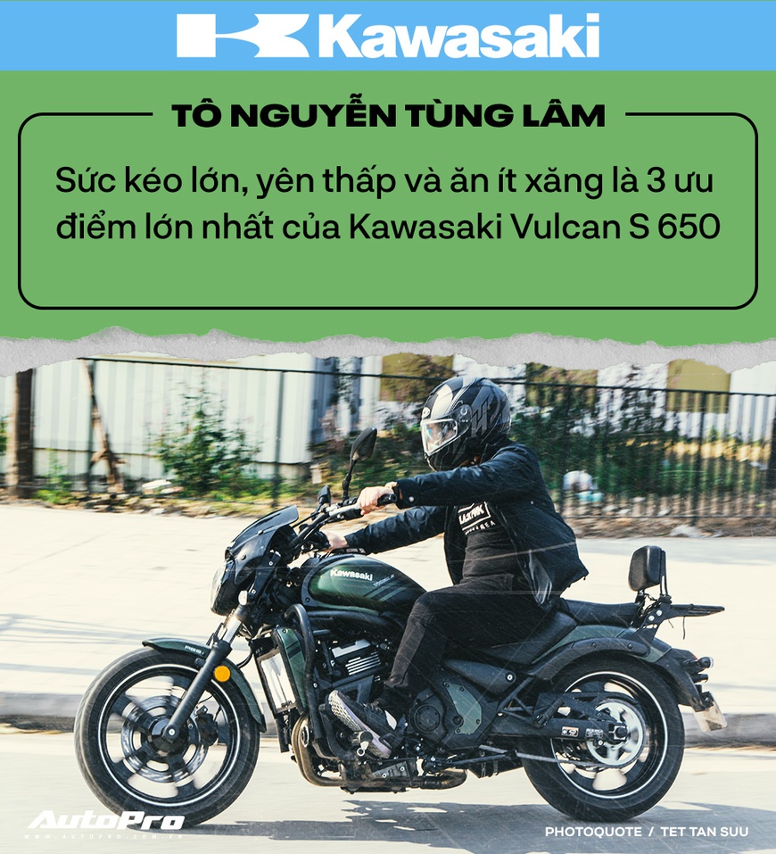 Người dùng đánh giá Kawasaki Vulcan S 650: Tưởng già mà 1998 ngồi lên quá hợp lý nhưng còn điểm trừ cần biết cho người muốn bỏ hơn 200 triệu mua phân khối lớn - Ảnh 4.