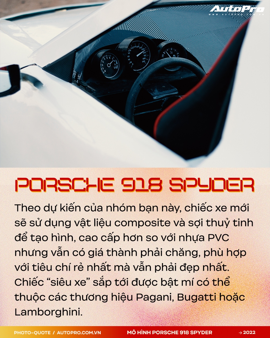 Đôi bạn 9X Tây Nguyên làm mô hình Porsche 918 Spyder được Supercar Blondie hâm mộ: ‘Sẽ chơi lớn để bạn bè quốc tế phải trầm trồ’ - Ảnh 9.