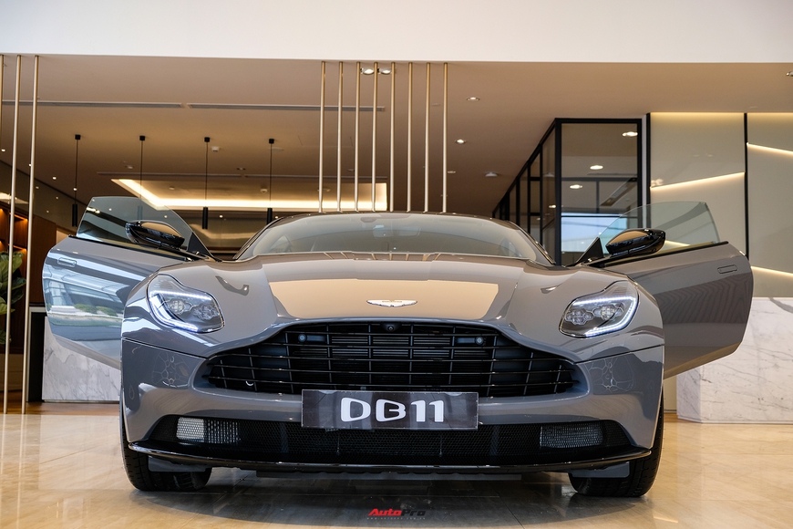 Chi tiết Aston Martin DB11 China Grey giá 17,4 tỷ đồng vừa về Việt Nam: Riêng màu sơn đã có giá hơn 1 tỷ đồng - Ảnh 3.