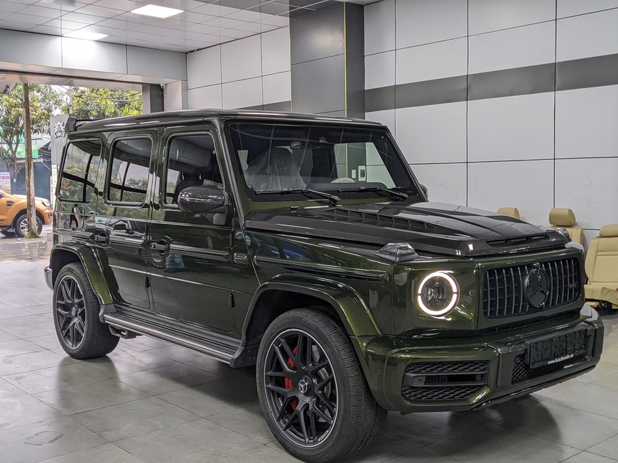 Vietnamese giants spend hundreds of millions of dong inlaid with carbon around the Mercedes-AMG G 63 - Photo 1.