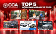 5 nội dung ngành xe được bình chọn nhiều nhất CCA 2026: Từ trải nghiệm xe điện đến những hành trình khác biệt