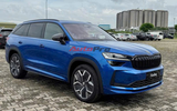 Tóm gọn Skoda Kodiaq đời mới sắp ra mắt tại VMS 2024: Động cơ mạnh hơn, hai màn hình lớn, có ADAS, cạnh tranh Santa Fe