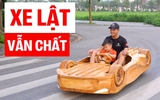Chán làm mô hình bình thường, ông bố 9x ở Bắc Ninh chế tạo McLaren 720S lộn ngược tặng con trai