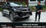 Đánh giá nhanh Toyota Fortuner Legender: Ngập công nghệ, ngoại thất đủ đẹp để không 'chìm' trước Santa Fe