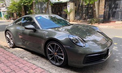 Siêu xe Porsche 911 Carrera GTS Cabriolet màu xanh Olive lạ mắt  Báo Kiến  Thức