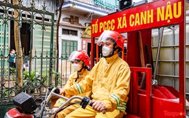 Hà Nội: Mô hình xe ba gác phòng cháy chữa cháy len lỏi ngõ nhỏ dập tắt 'bà hỏa' ở làng nghề