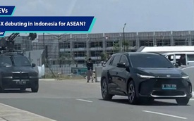 Toyota bZ4X vừa về Việt Nam bị tóm gọn tại Indonesia: Rộng cửa bán tại Đông Nam Á