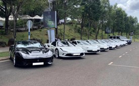 Ông Đặng Lê Nguyên Vũ trưng bộ sưu tập Ferrari trăm tỷ: Nhiều xe thuộc hàng hiếm