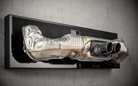Chiêm ngưỡng bộ loa 300 triệu đồng làm từ hệ thống ống xả của siêu xe Porsche