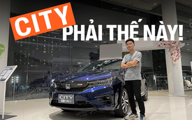 Trải nghiệm nhanh Honda City RS hybrid: Đi phố chỉ 2,5 lít/100 km, nhiều trang bị khiến người Việt 'phát thèm'