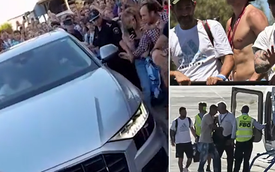 "Nóc nhà" trực tiếp lái xe, đưa Messi trở về quê hương giữa vòng vây người hâm mộ