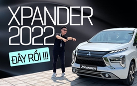Ra mắt Mitsubishi Xpander 2022: 20 điểm mới, tăng thực dụng, giá y hệt Veloz Cross
