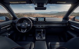 Honda CR-V 2023 lần đầu lộ ảnh nội thất 'trần trụi': Như bản copy từ Civic, lột xác đấu CX-5