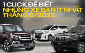 10 xe bán ít nhất tháng 6/2022: VinFast Lux SA2.0 góp mặt, 4 cái tên khác đến từ Toyota