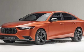 Honda Accord 2023 lộ nhiều hình ảnh 'hoàn chỉnh': Nhiều điểm giống Civic