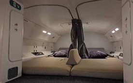 Bên trong phòng ngủ bí mật của phi công trên các chuyến bay dài: Thoải mái chẳng kém gì một số khoang hạng nhất!
