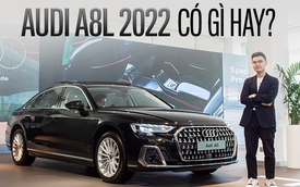 Audi A8L 2022 ra mắt Việt Nam - 'Làn gió mới' giá khoảng 6 tỷ đồng, nhiều trang bị độc đáo đấu S-Class, 7-Series